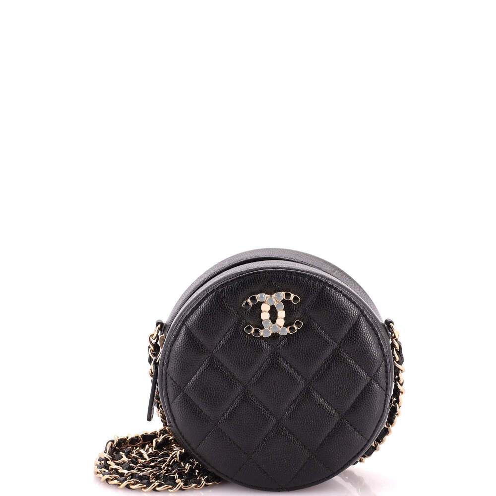 Chanel Round Clutch with Chain
